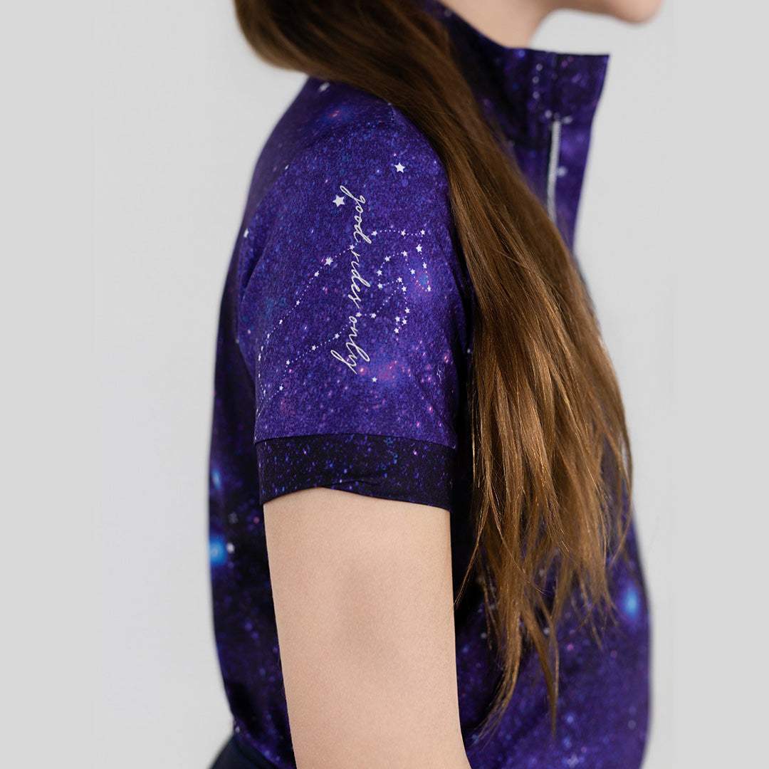 Dapplebay Kids Constellation 1/4 Zip - Short Sleeve - Breeches.com - Flyclothing LLC