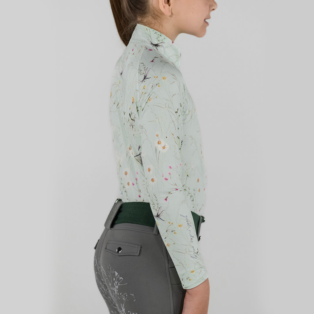 Dapplebay Kids Dragonfly Meadow 1/4 Zip - Long Sleeve