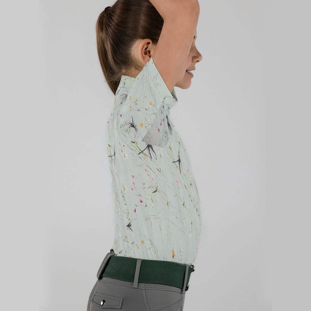 Dapplebay Kids Dragonfly Meadow 1/4 Zip - Short Sleeve - Breeches.com - Flyclothing LLC