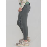 Dapplebay Kids Dragonfly Meadow Silicone Full Seat Tights-Graphite