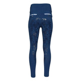 Dapplebay Kids Equestrian Toile Essential Tights-Bright Navy - Breeches.com - Flyclothing LLC