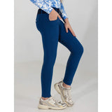 Dapplebay Kids Equestrian Toile Essential Tights-Bright Navy - Breeches.com - Flyclothing LLC
