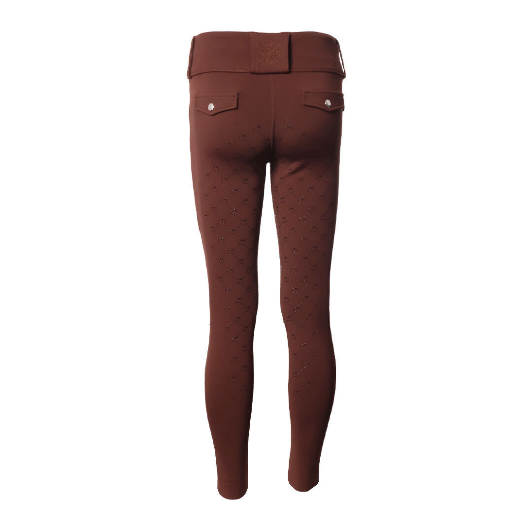 Dapplebay Kids Essential Silicone Full Seat Tights-Chocolate