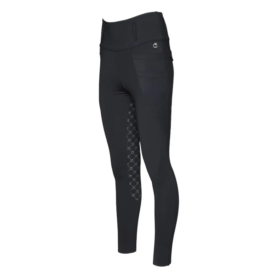 Dapplebay Kids Essential Full Seat Tights-Black - Breeches.com - Flyclothing LLC