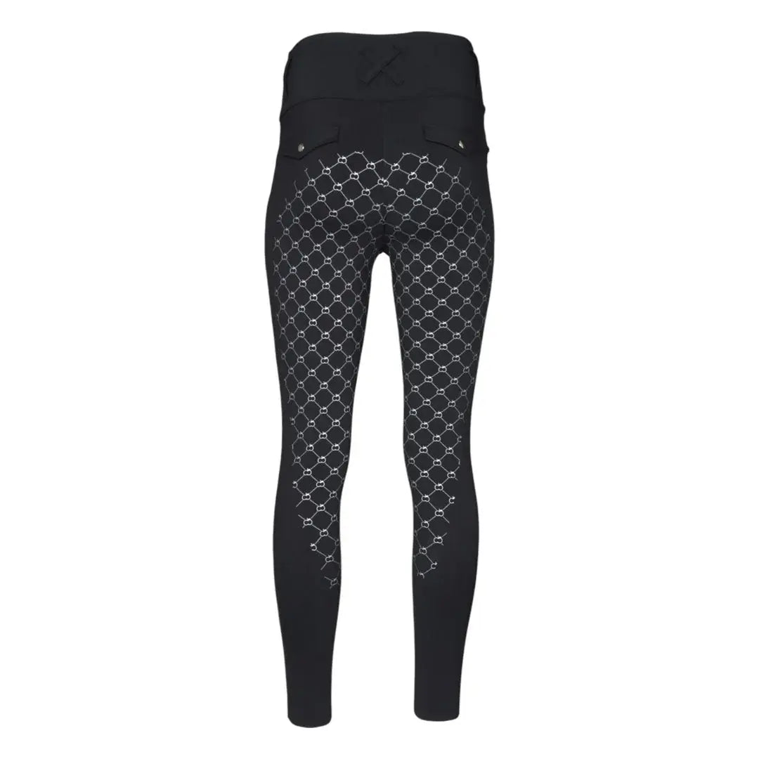Dapplebay Kids Essential Full Seat Tights-Black - Breeches.com - Flyclothing LLC