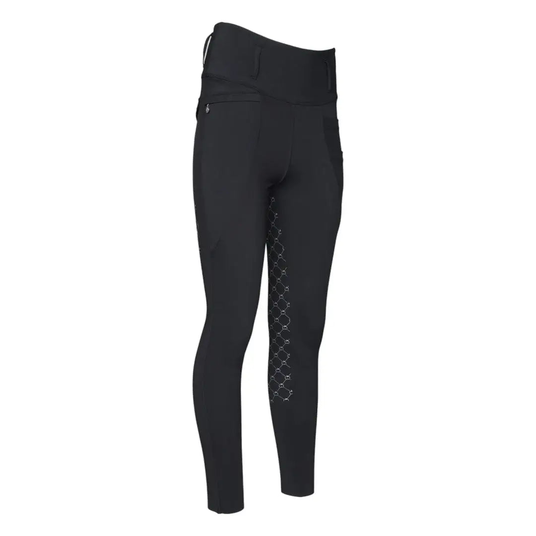 Dapplebay Kids Essential Full Seat Tights-Black - Breeches.com - Flyclothing LLC