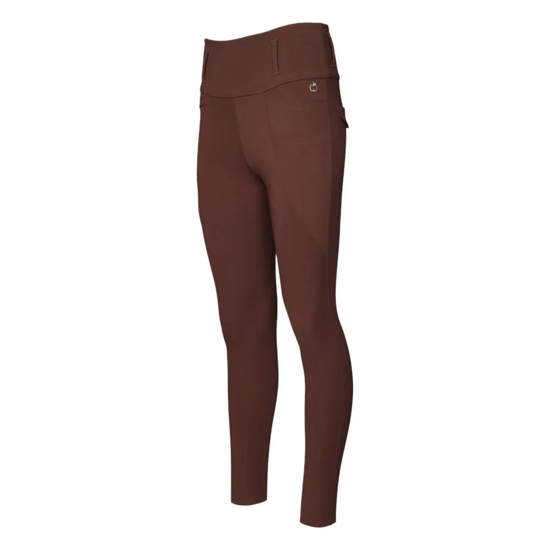 Dapplebay Kids Essential Full Seat Tights-Chocolate - Breeches.com - Flyclothing LLC