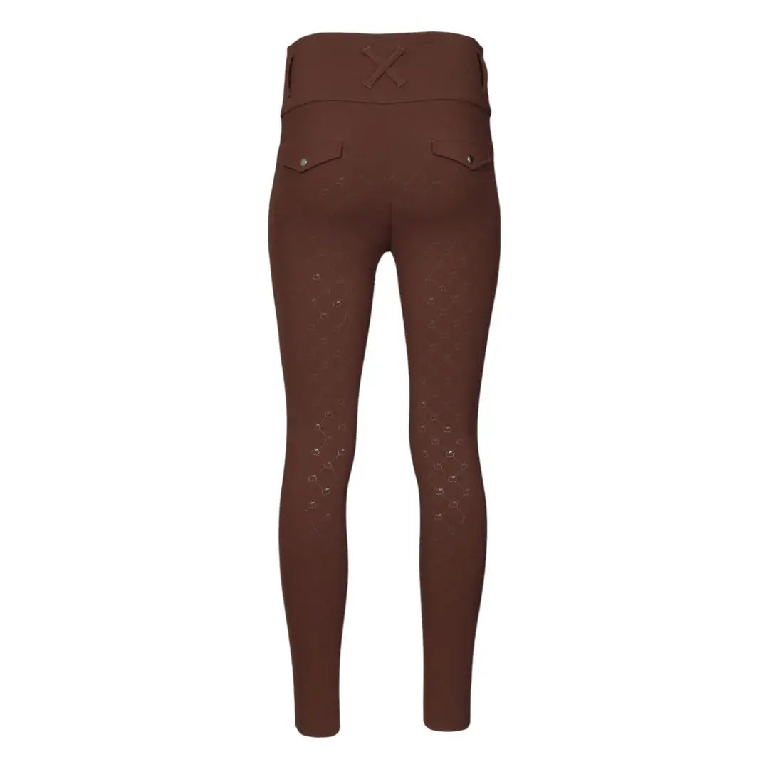 Dapplebay Kids Essential Full Seat Tights-Chocolate - Breeches.com - Flyclothing LLC
