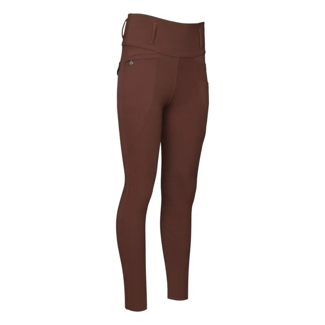 Dapplebay Kids Essential Full Seat Tights-Chocolate - Breeches.com - Flyclothing LLC