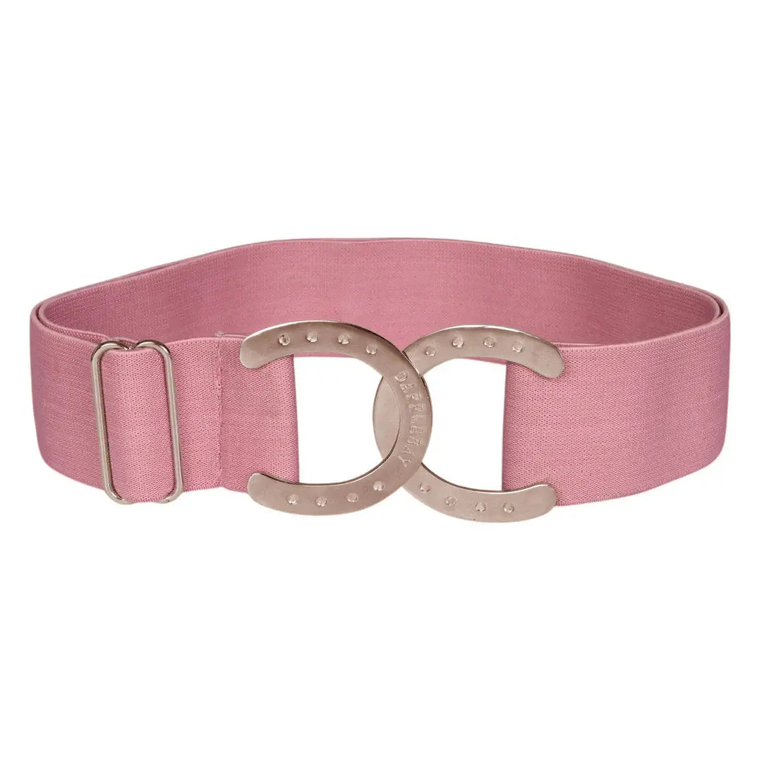 Dapplebay Horse Shoe Elastic Belt-Light Pink - Breeches.com - Flyclothing LLC