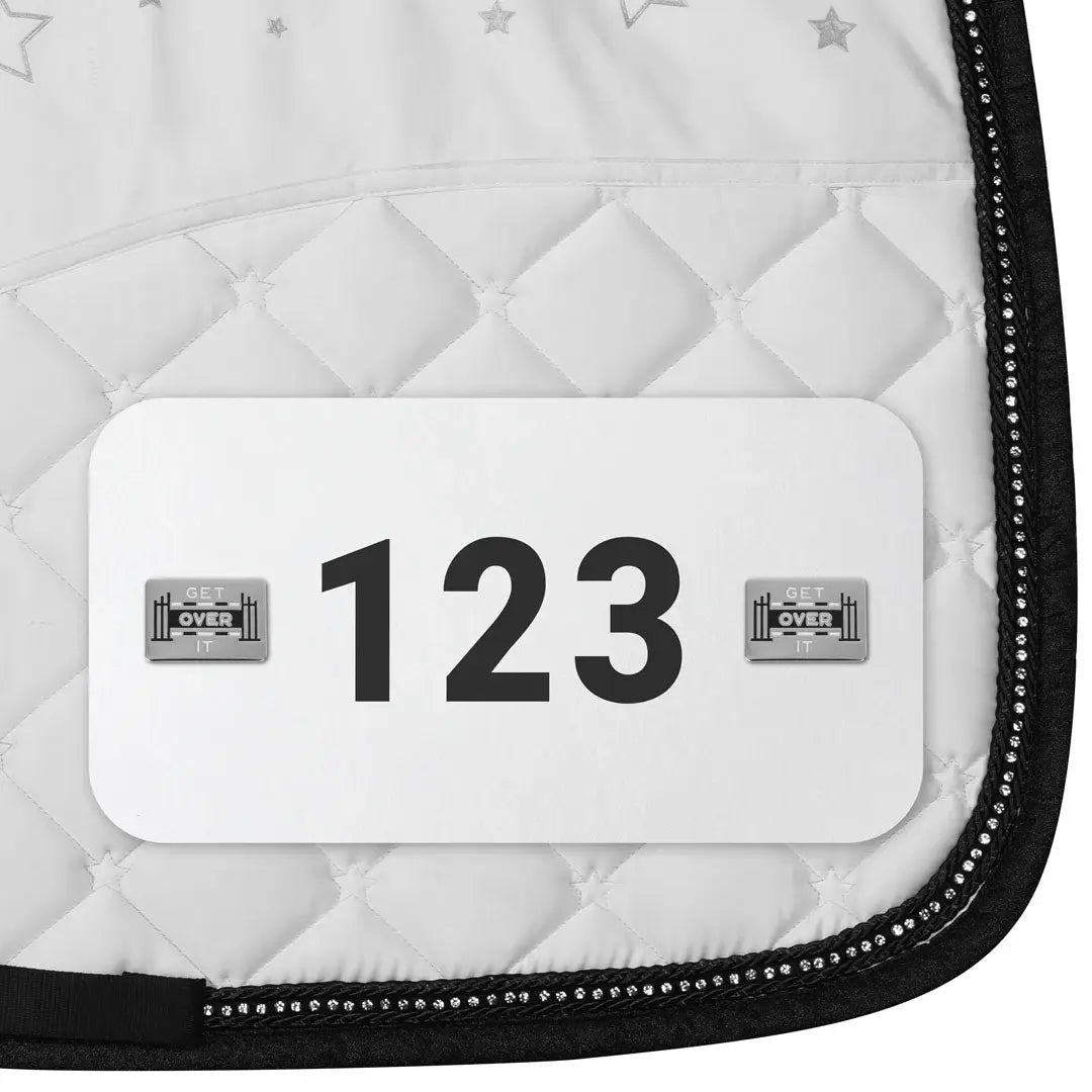 Dapplebay Horse Show Number Pins - Get Over It - Breeches.com - Flyclothing LLC