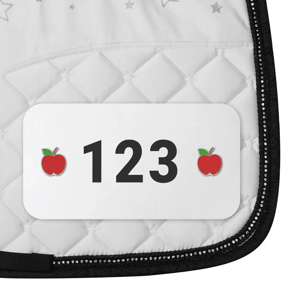 Dapplebay Horse Show Number Pins - Apple - Breeches.com - Flyclothing LLC