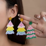 Christmas Tree Dangle Earrings - Trendsi - Flyclothing LLC