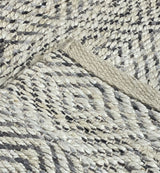 2' X 4' Natural And Gray Jute Geometric Hand Woven Area Rug - Homeroots - Flyclothing LLC