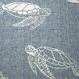 8' Blue And Off White Nautical Round Rug - Homeroots - Flyclothing LLC