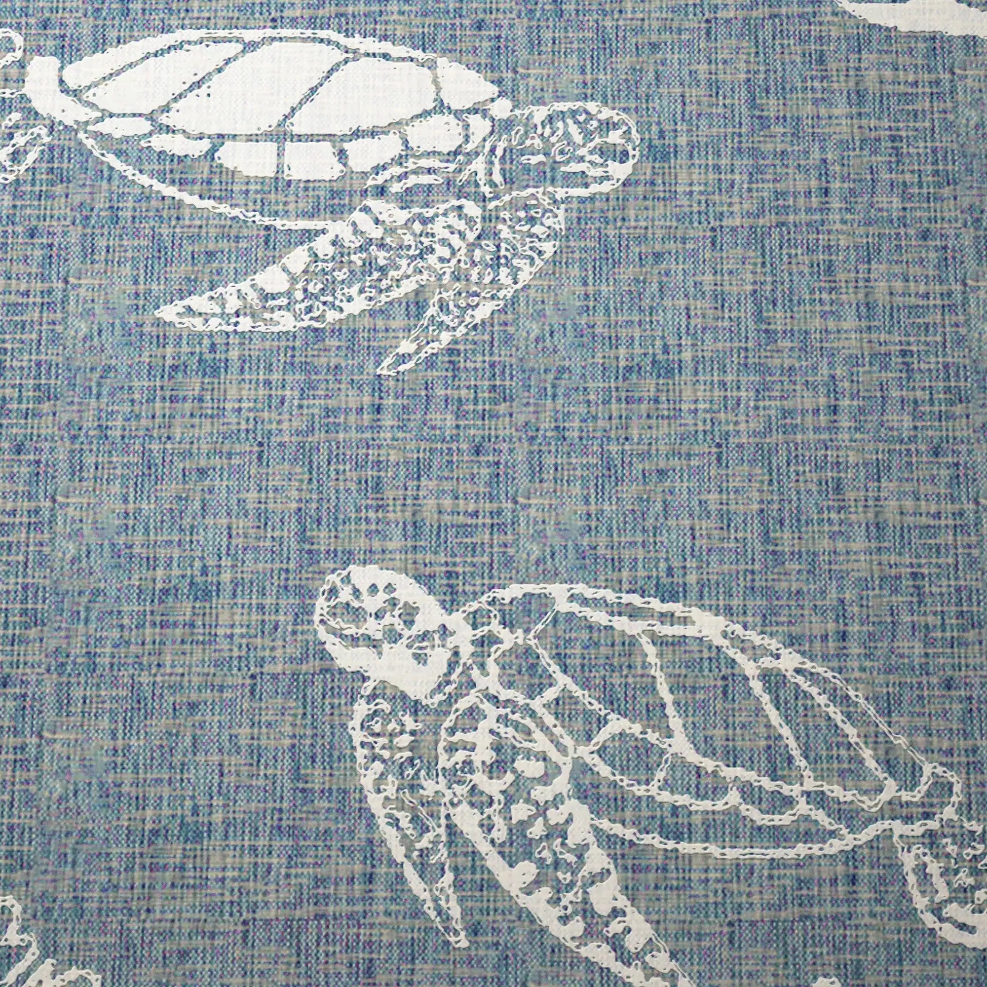 8' Blue And Off White Nautical Round Rug - Homeroots - Flyclothing LLC