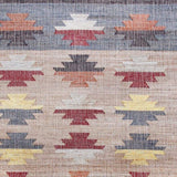 2' X 3' Blue Gray And Tan Tribal Hand Woven Area Rug With Fringe - Homeroots - Flyclothing LLC