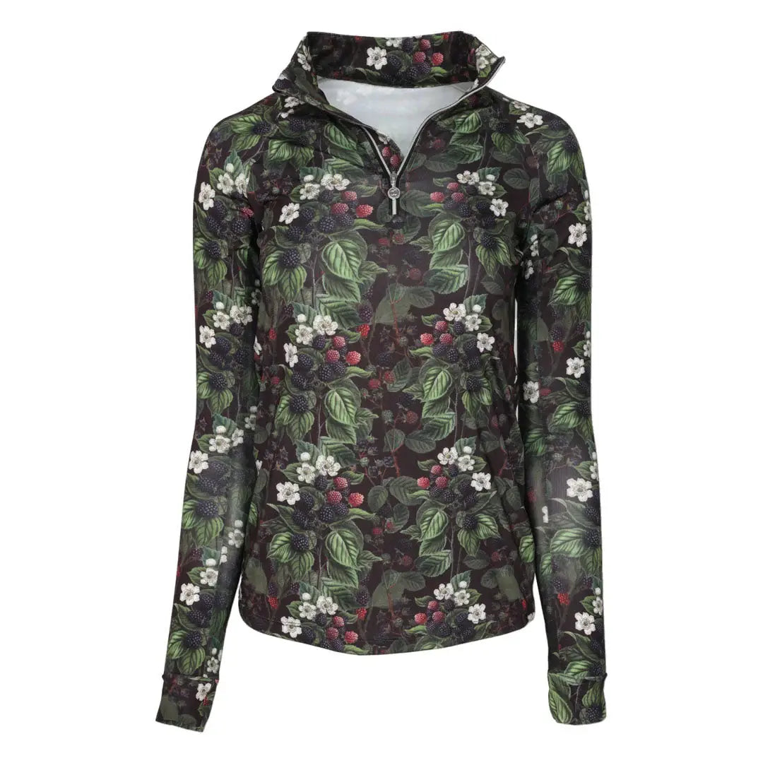 Dapplebay Blackberry Daze 1/4 Zip Riding Top - Breeches.com - Flyclothing LLC