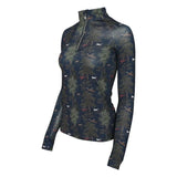 Dapplebay Autumn Toile 1/4 Zip Riding Top - Breeches.com - Flyclothing LLC