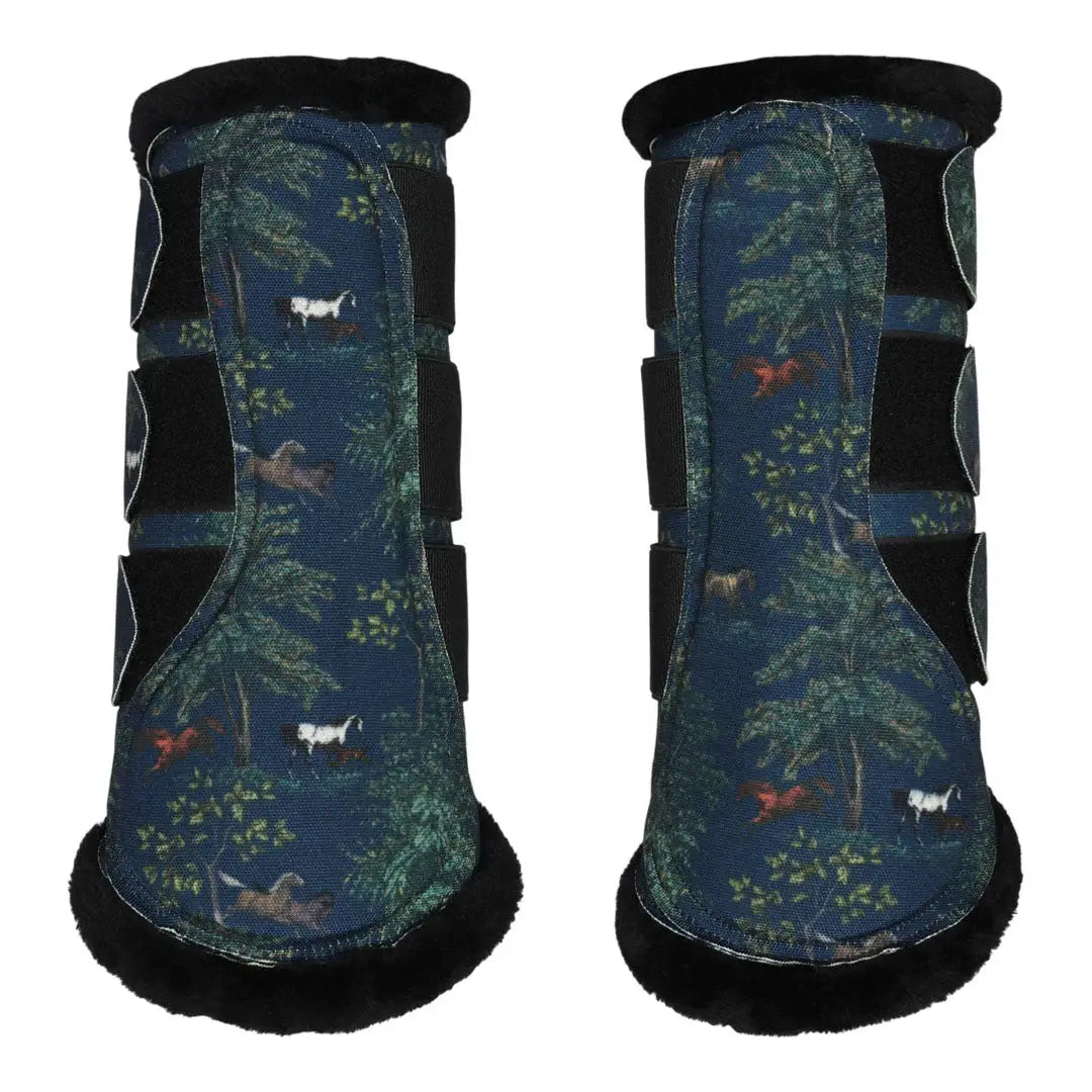 Dapplebay Autumn Toile Brush Boots - Breeches.com - Flyclothing LLC