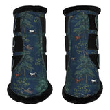 Dapplebay Autumn Toile Brush Boots - Breeches.com - Flyclothing LLC