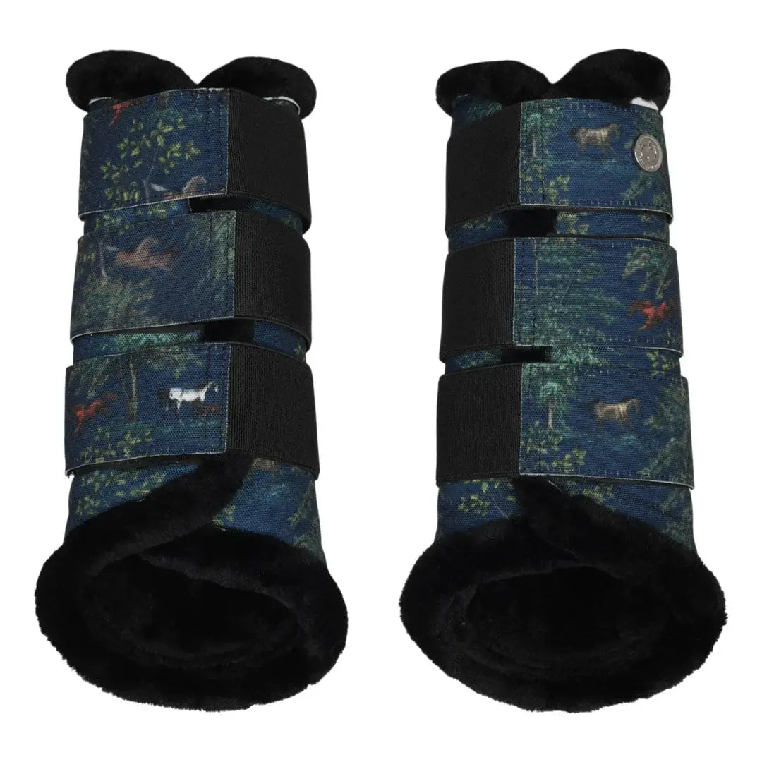 Dapplebay Autumn Toile Brush Boots - Breeches.com - Flyclothing LLC