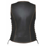 Ember - Ladies Red & Gold Paisley Liner Vest
