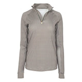 Dapplebay Bay Houndstooth 1/4 Zip Riding Top - Breeches.com - Flyclothing LLC
