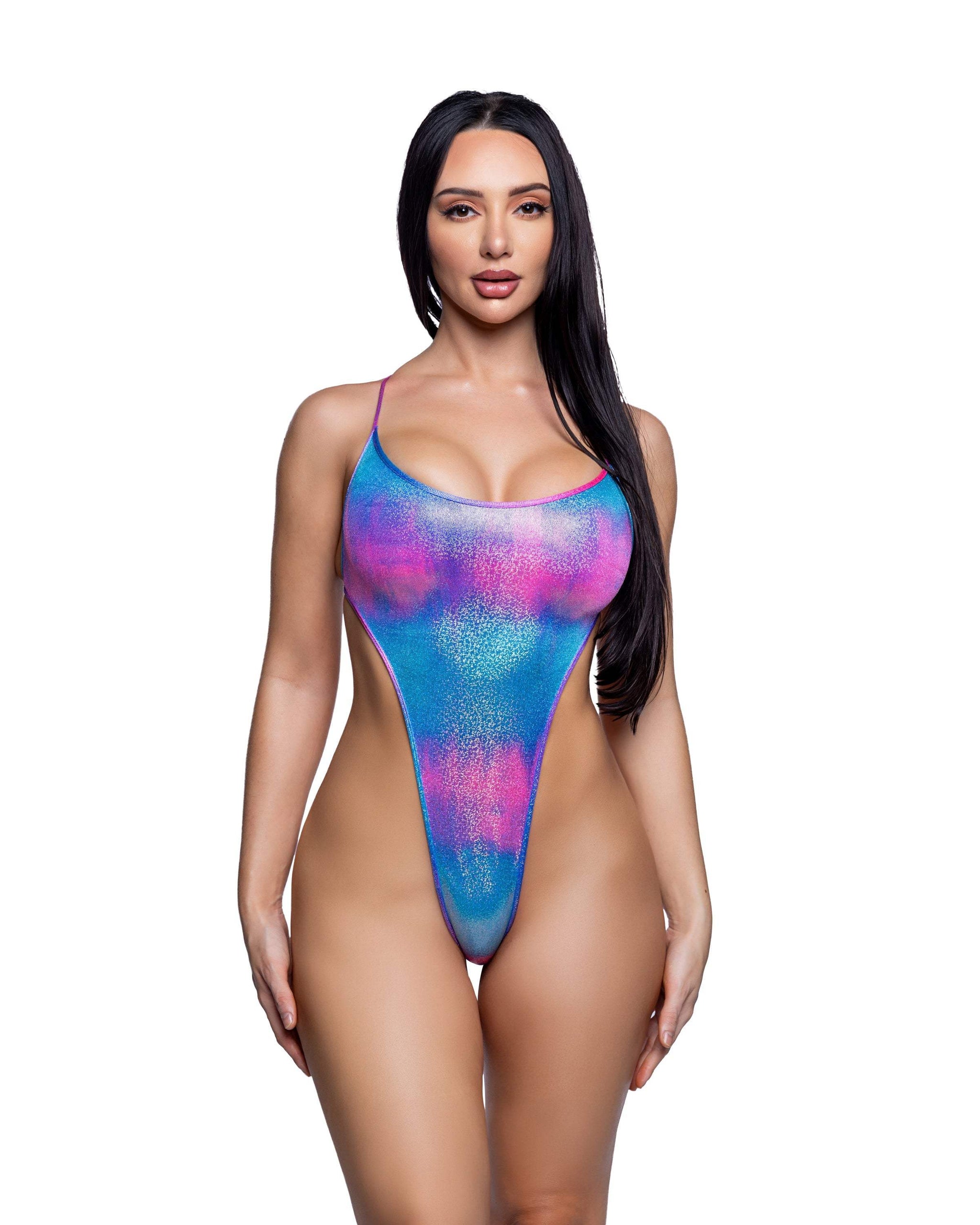 Roma Costume Shimmer StringRoma CostumeBack Bodysuit - Roma Costume - Flyclothing LLC