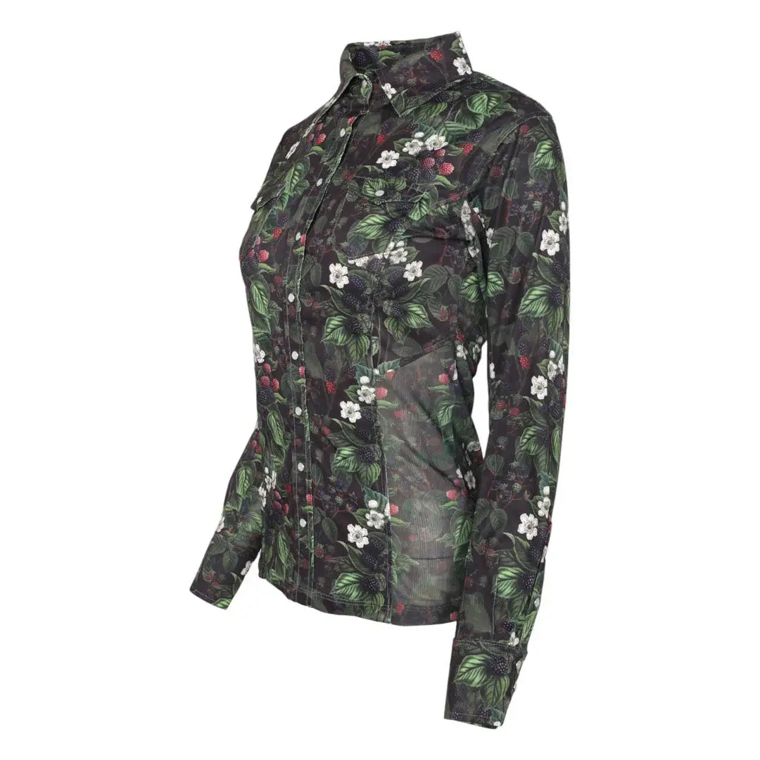Dapplebay Blackberry Daze Western Top - Breeches.com - Flyclothing LLC
