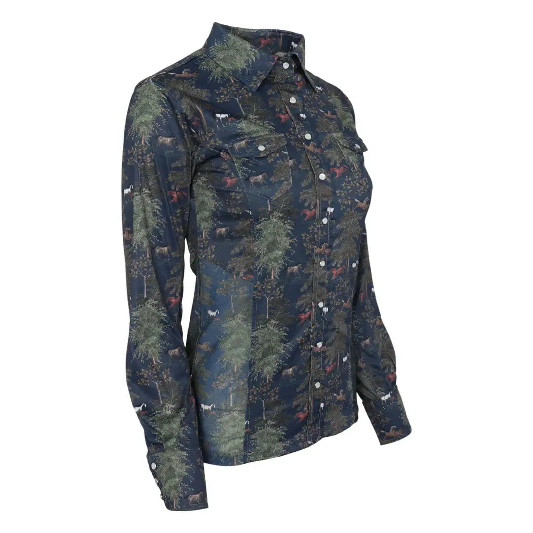 Dapplebay Autumn Toile Western Top - Breeches.com - Flyclothing LLC