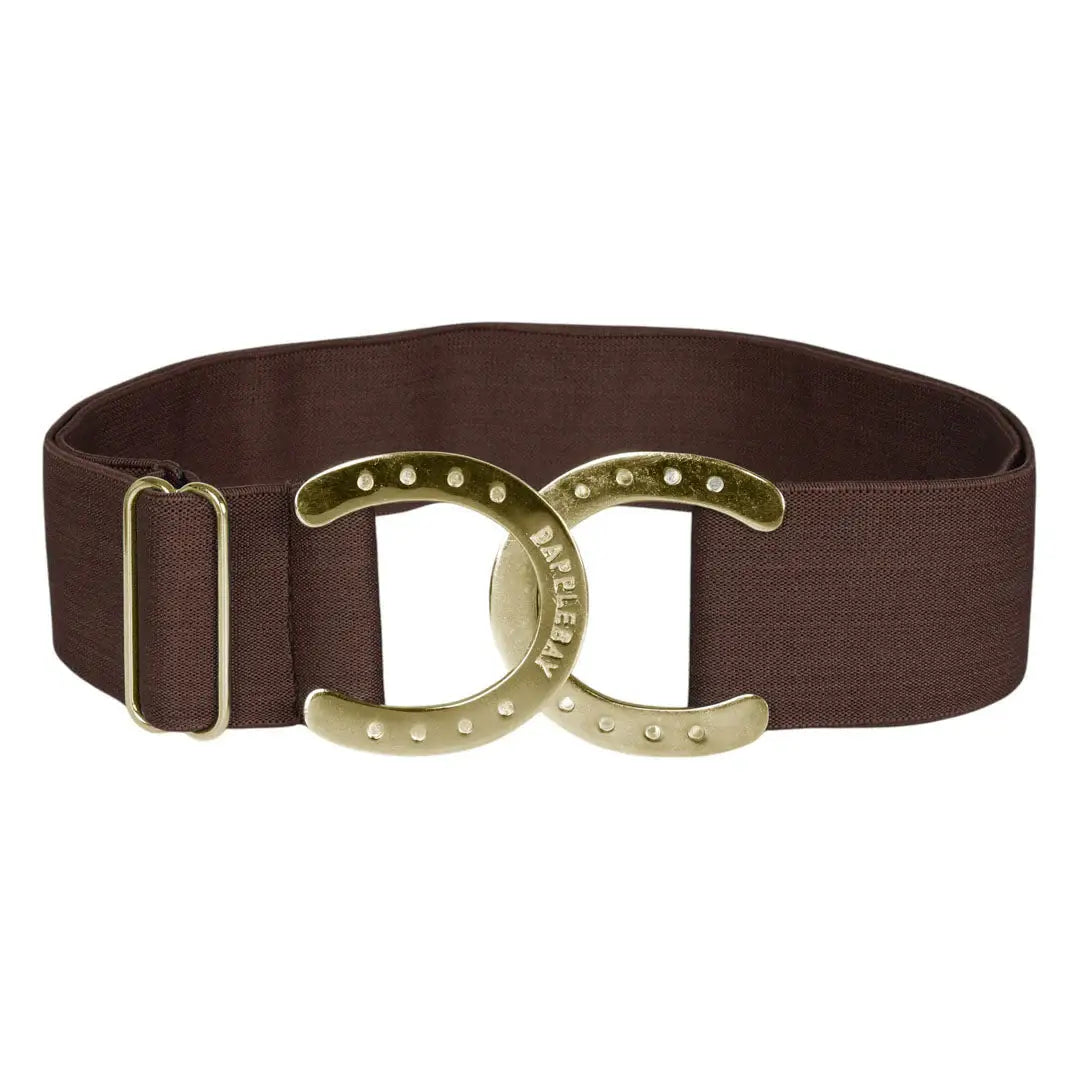 Dapplebay Horse Shoe Belt-Chocolate - Breeches.com - Flyclothing LLC