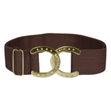 Dapplebay Horse Shoe Belt-Chocolate - Breeches.com - Flyclothing LLC