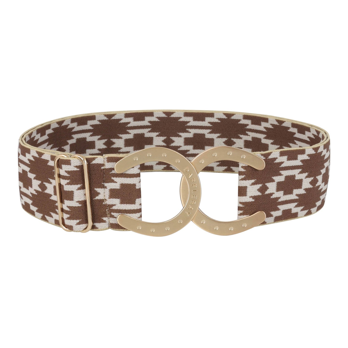 Dapplebay Horse Shoe Belt- Aztec-Chestnut