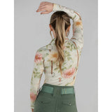 Dapplebay Vintage Floral 1/4 Zip LS Riding Top - Breeches.com - Flyclothing LLC