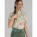 Dapplebay Vintage Floral 1/4 Zip SS Riding Top - Breeches.com - Flyclothing LLC