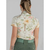 Dapplebay Vintage Floral 1/4 Zip SS Riding Top - Breeches.com - Flyclothing LLC