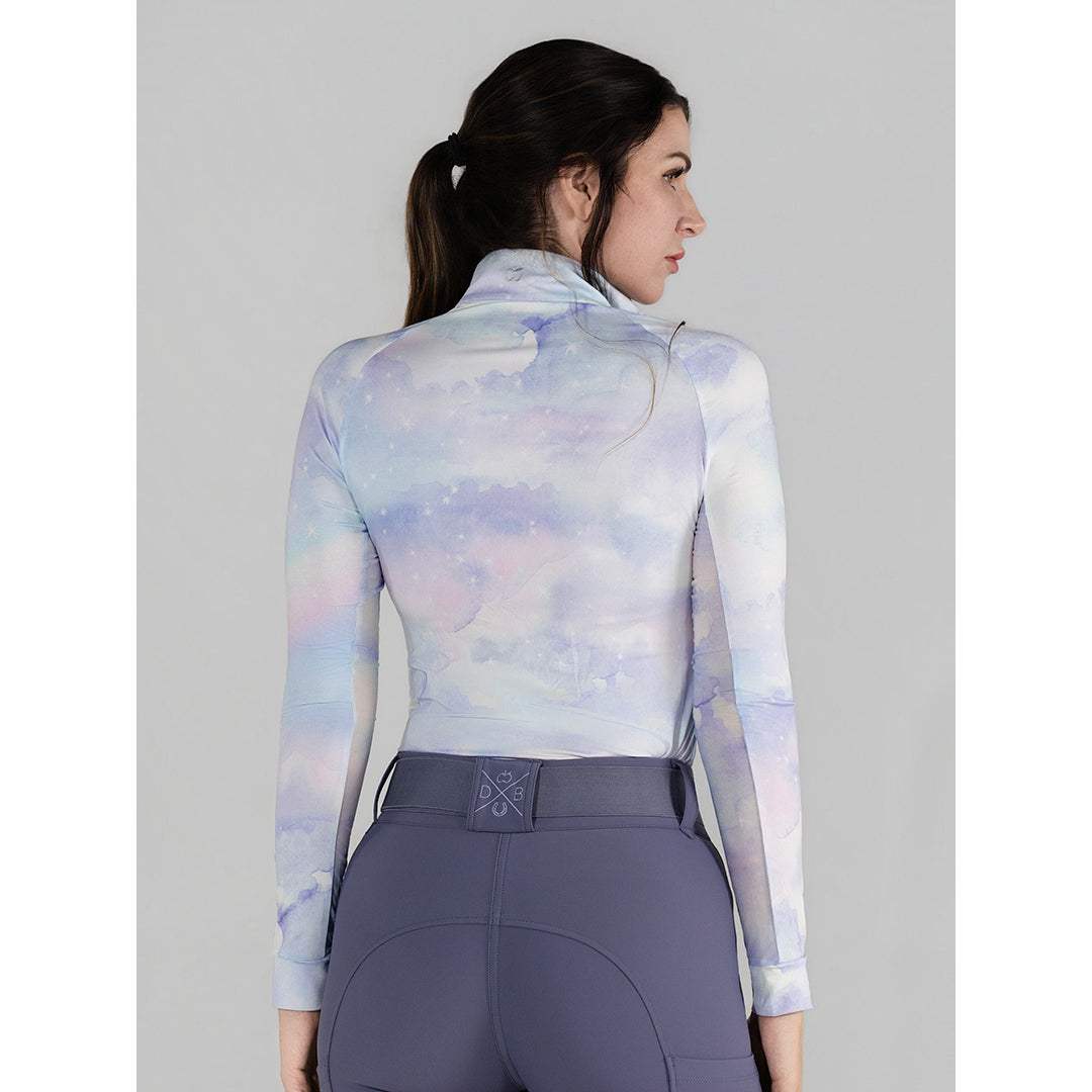 Dapplebay Opalite Skies 1/4 Zip LS Riding Top - Breeches.com - Flyclothing LLC