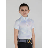 Dapplebay Kids Opalite Skies 1/4 Zip SS Riding Top