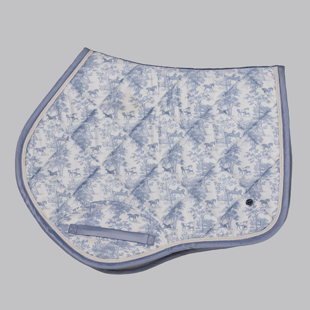 Dapplebay Equestrian Toile XC Saddle Pad-Moonrise - Breeches.com - Flyclothing LLC