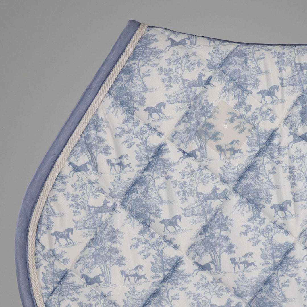 Dapplebay Equestrian Toile XC Saddle Pad-Moonrise - Breeches.com - Flyclothing LLC