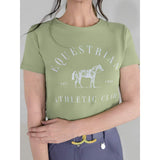Dapplebay Equestrian Athletic Club Tee-Sage - Breeches.com - Flyclothing LLC