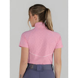 Dapplebay Lady 1/4 Zip Aircut SS Riding Top-Ballet Pink - Breeches.com - Flyclothing LLC