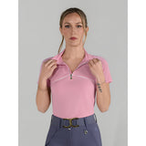 Dapplebay Lady 1/4 Zip Aircut SS Riding Top-Ballet Pink - Breeches.com - Flyclothing LLC
