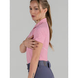 Dapplebay Lady 1/4 Zip Aircut SS Riding Top-Ballet Pink - Breeches.com - Flyclothing LLC