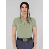 Dapplebay Lady 1/4 Zip Aircut SS Riding Top-Sage