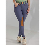 Dapplebay Sport Suede Knee Patch Breeches-Purple Dusk - Breeches.com - Flyclothing LLC