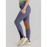 Dapplebay Sport Suede Knee Patch Breeches-Purple Dusk - Breeches.com - Flyclothing LLC