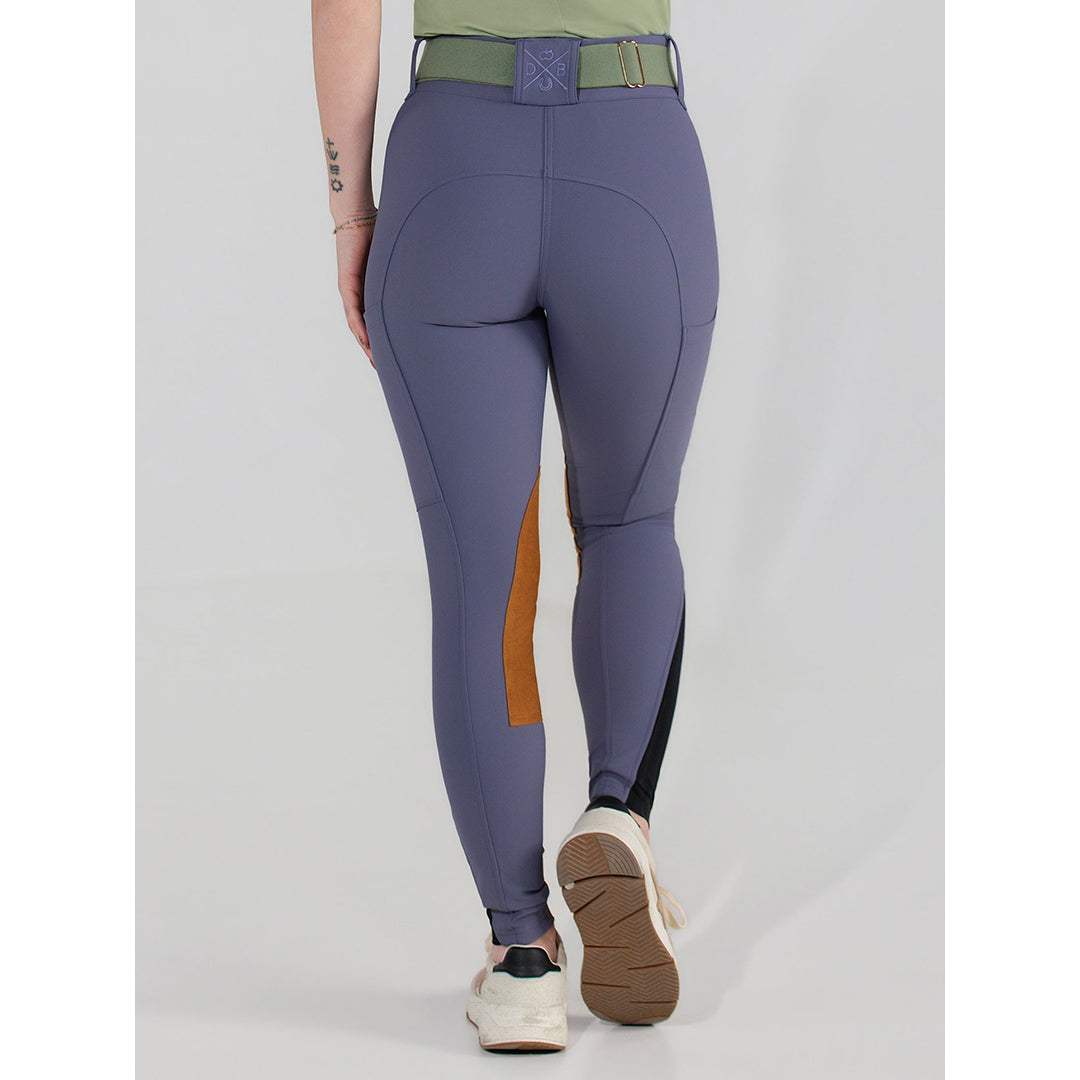 Dapplebay Sport Suede Knee Patch Breeches-Purple Dusk - Breeches.com - Flyclothing LLC