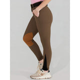 Dapplebay Sport Suede Knee Patch Breeches-Chestnut - Breeches.com - Flyclothing LLC